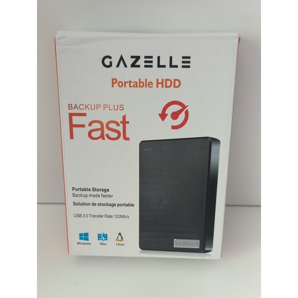 Gazelle Portable 1TB Storage HDD